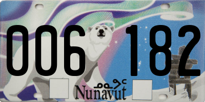 NU license plate 006182