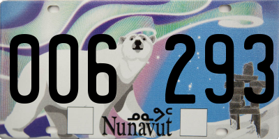 NU license plate 006293