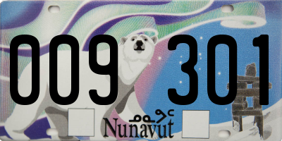 NU license plate 009301