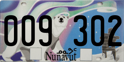 NU license plate 009302