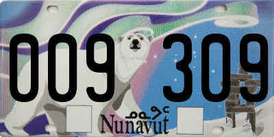 NU license plate 009309