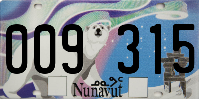 NU license plate 009315