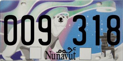 NU license plate 009318