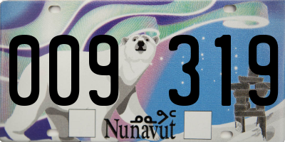 NU license plate 009319