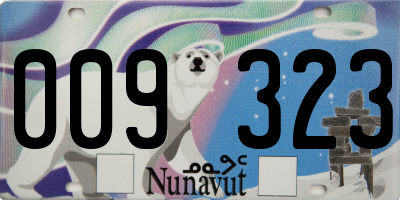 NU license plate 009323