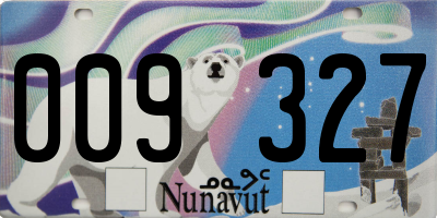 NU license plate 009327