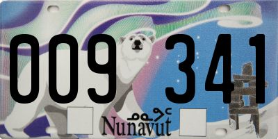 NU license plate 009341