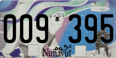 NU license plate 009395