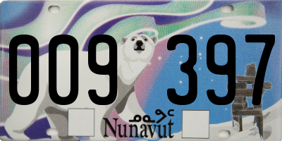 NU license plate 009397