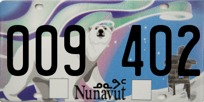 NU license plate 009402