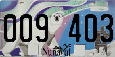 NU license plate 009403