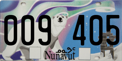 NU license plate 009405