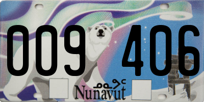 NU license plate 009406