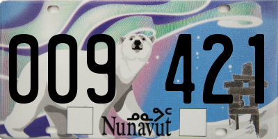 NU license plate 009421