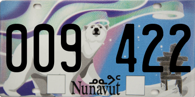 NU license plate 009422