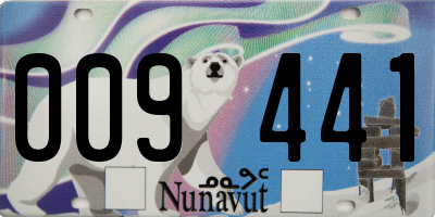 NU license plate 009441