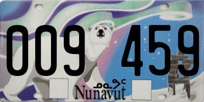 NU license plate 009459