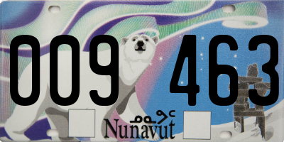 NU license plate 009463