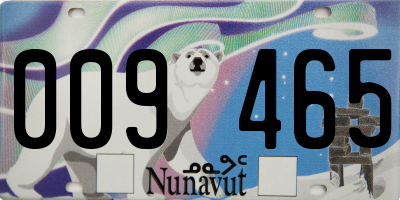 NU license plate 009465