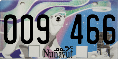 NU license plate 009466