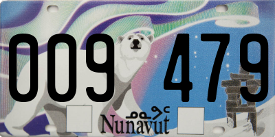 NU license plate 009479