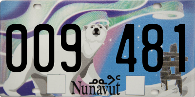 NU license plate 009481