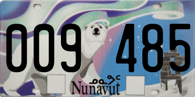 NU license plate 009485