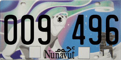 NU license plate 009496