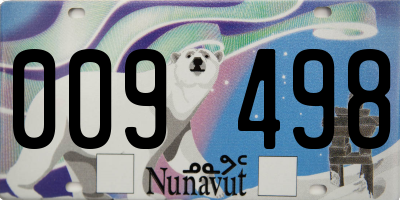 NU license plate 009498