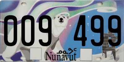 NU license plate 009499