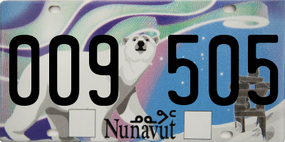 NU license plate 009505