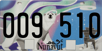 NU license plate 009510