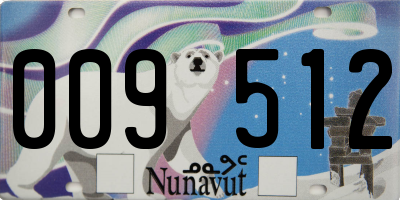 NU license plate 009512