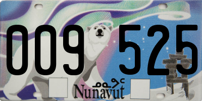 NU license plate 009525