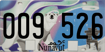 NU license plate 009526