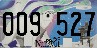 NU license plate 009527