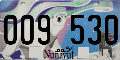 NU license plate 009530