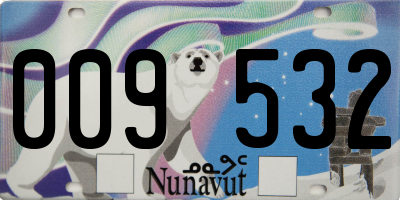 NU license plate 009532