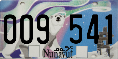 NU license plate 009541