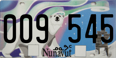 NU license plate 009545