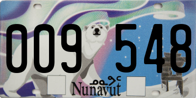 NU license plate 009548