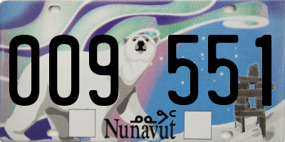 NU license plate 009551