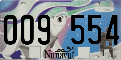 NU license plate 009554