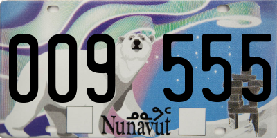 NU license plate 009555