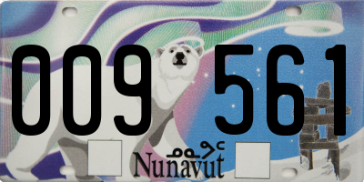 NU license plate 009561