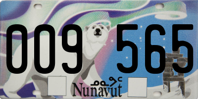 NU license plate 009565