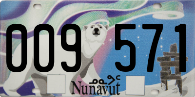 NU license plate 009571