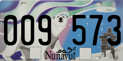 NU license plate 009573