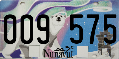 NU license plate 009575