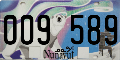 NU license plate 009589